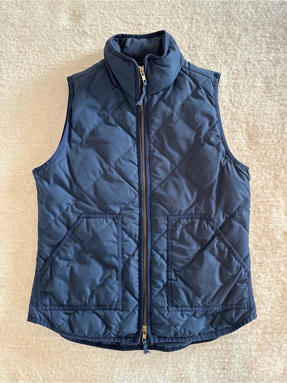 J. Crew Quilted Puffer Vest Women’s Navy XS